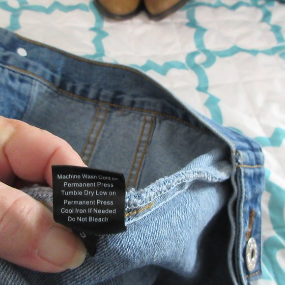 Oversized Distressed Denim "Love" Jacket - Picture 10 of 16